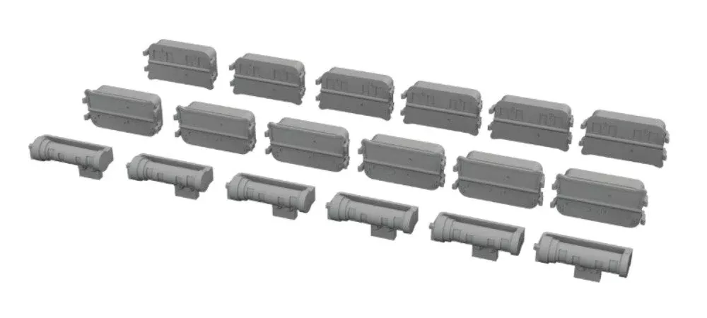 Eduard 635022 1/35 Armor- WWII German Notek Rear Lights (Resin)