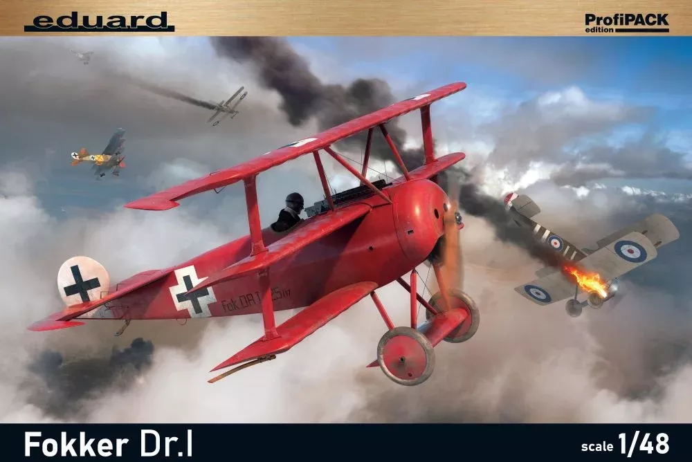 Eduard 8162 1/48 Fokker Dr I German Triplane Fighter (Profi-Pack Plastic Kit)