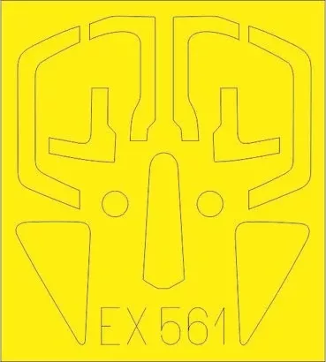 Eduard EX561 1/48 Mask Aircraft- Su17M4 for HBO