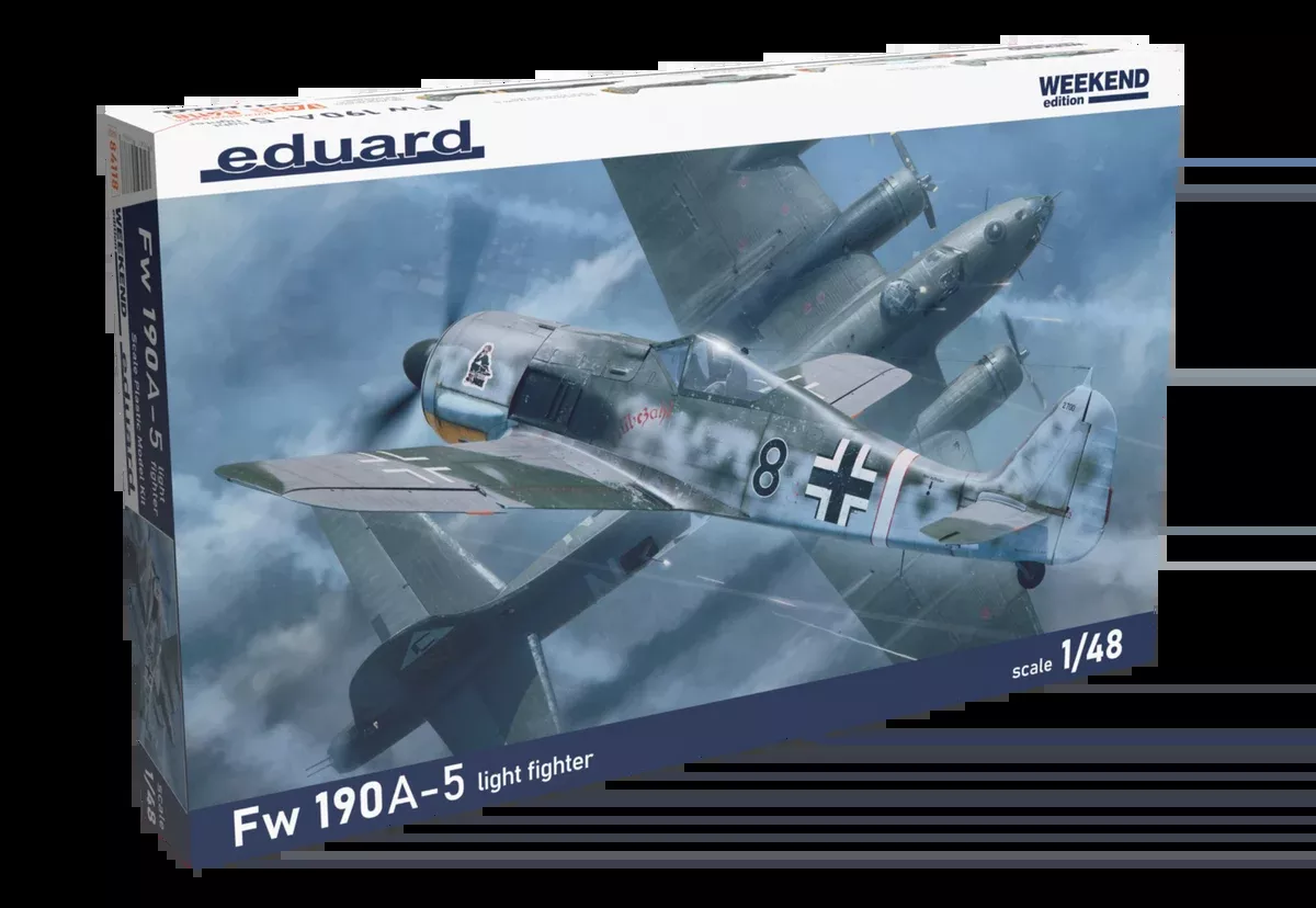 Eduard - Fw 190A-5 Light Fighter Weekend Edition (1/48 Scale) Plastic Aircraft Model Kit
