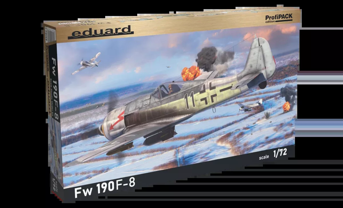 Eduard - Fw 190F-8 ProfiPACK (1/72 Scale) Plastic Military Model Kit