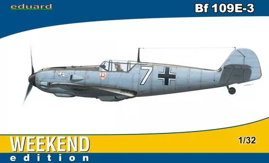 Eduard - Messerschmitt Bf109E-3 Weekend Edition (1/32 Scale) Plastic Aircraft Model Kit