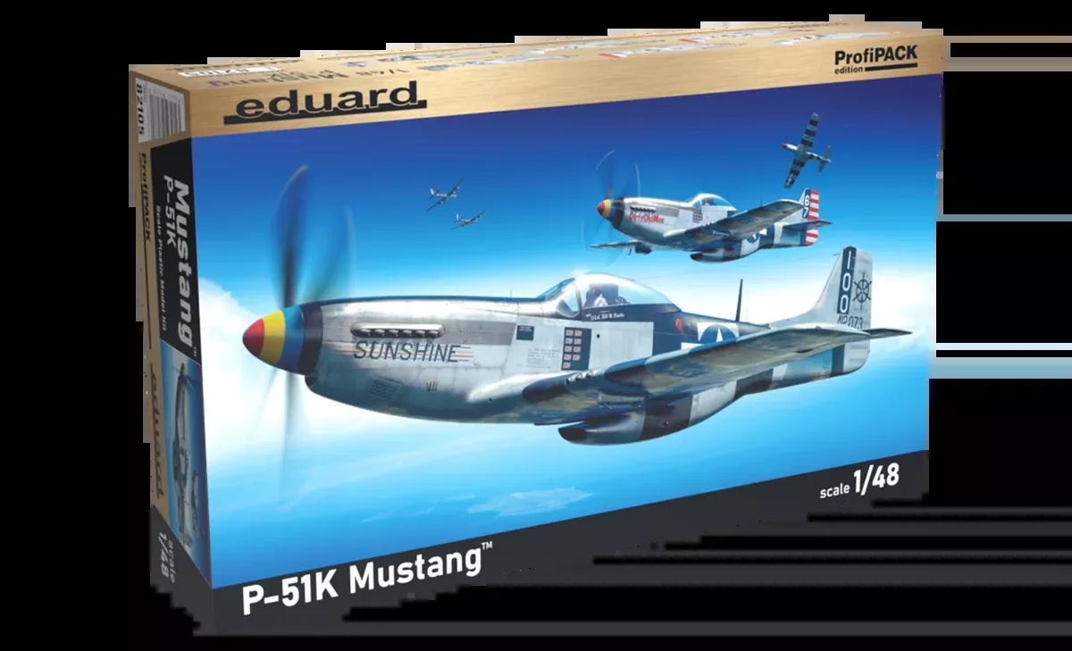 Eduard - P-51K Mustang ProfiPACK (1/48 Scale) Plastic Aircraft Model Kit