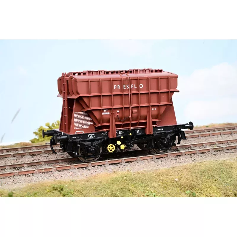 Ellis Clark Trains 7mm O Gauge E3007A Presflo Cement Wagon 'Presfol' No.B888008
