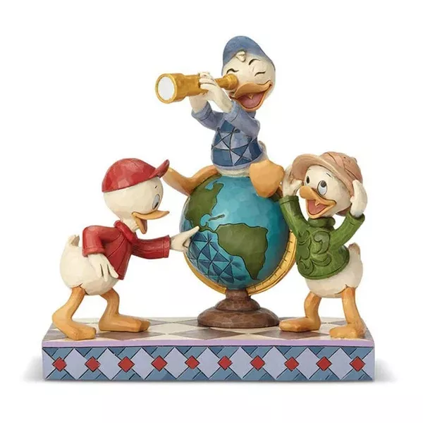 Enesco Disney Traditions Navigating Nephews Figure