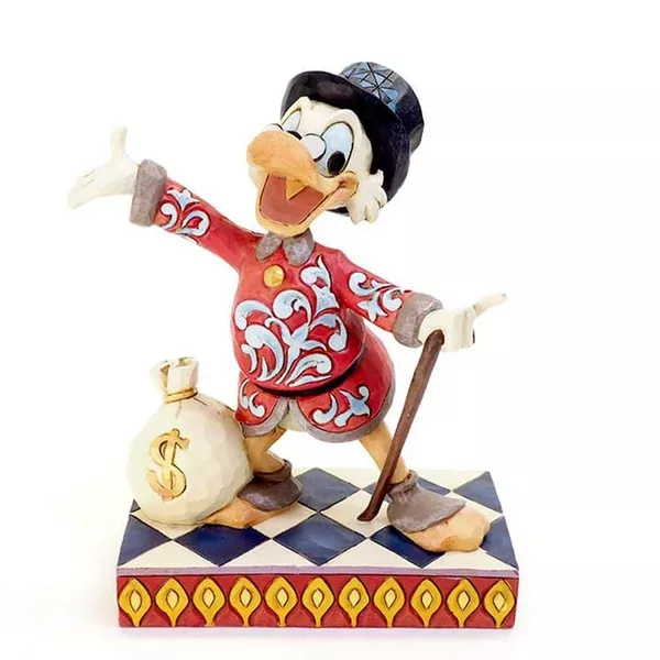 Enesco Disney Traditions Scrooge Treasure Seeking Tycoon Figure