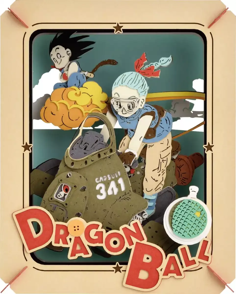 Ensky Dragon Ball Pt-255 Goku And Bulma&S Adventure 2 Approx. H100 X W80 X D42Mm Made Of Paper