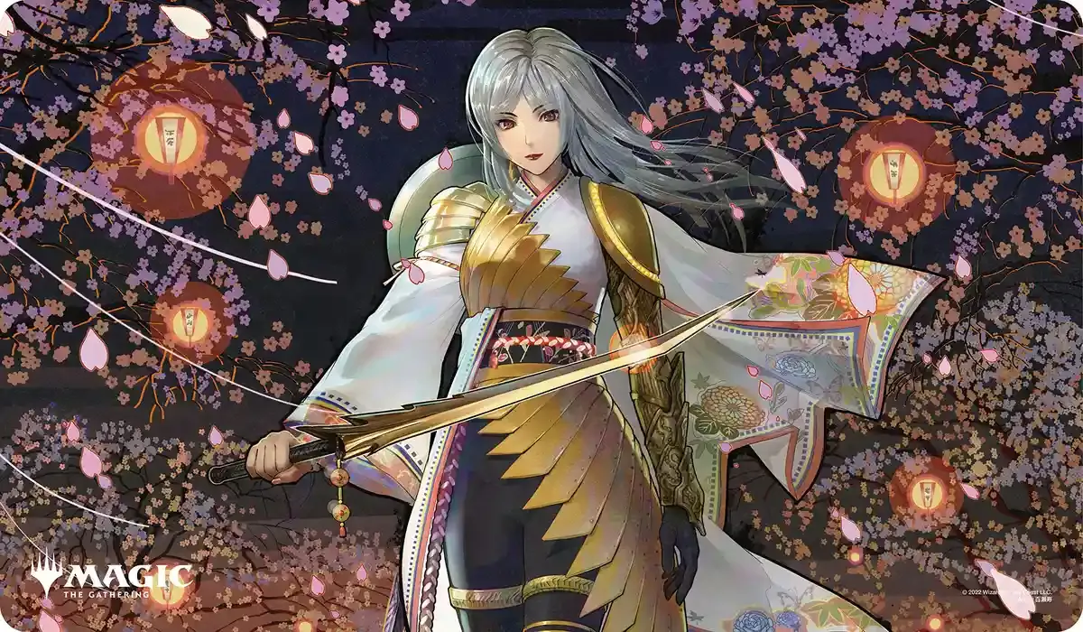 ENSKY - Magic: The Gathering Player'S Rubber Mat Kamigawa: Neon Dynasty 'The Wandering Emperor' Mtgm-021