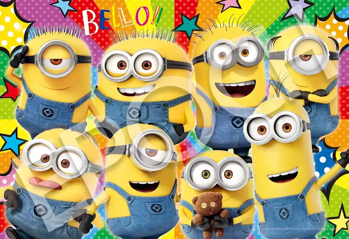 EPOCH 26-904 Jigsaw Puzzle Minions Bello! 100 L-Pieces