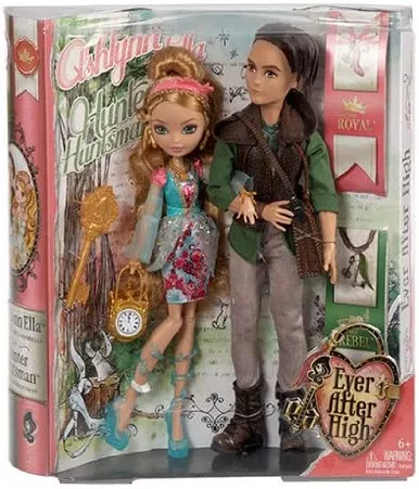 Ever After High Ashlynn Ella and Hunter Huntsman Doll Set 2013 Mattel #BBD48