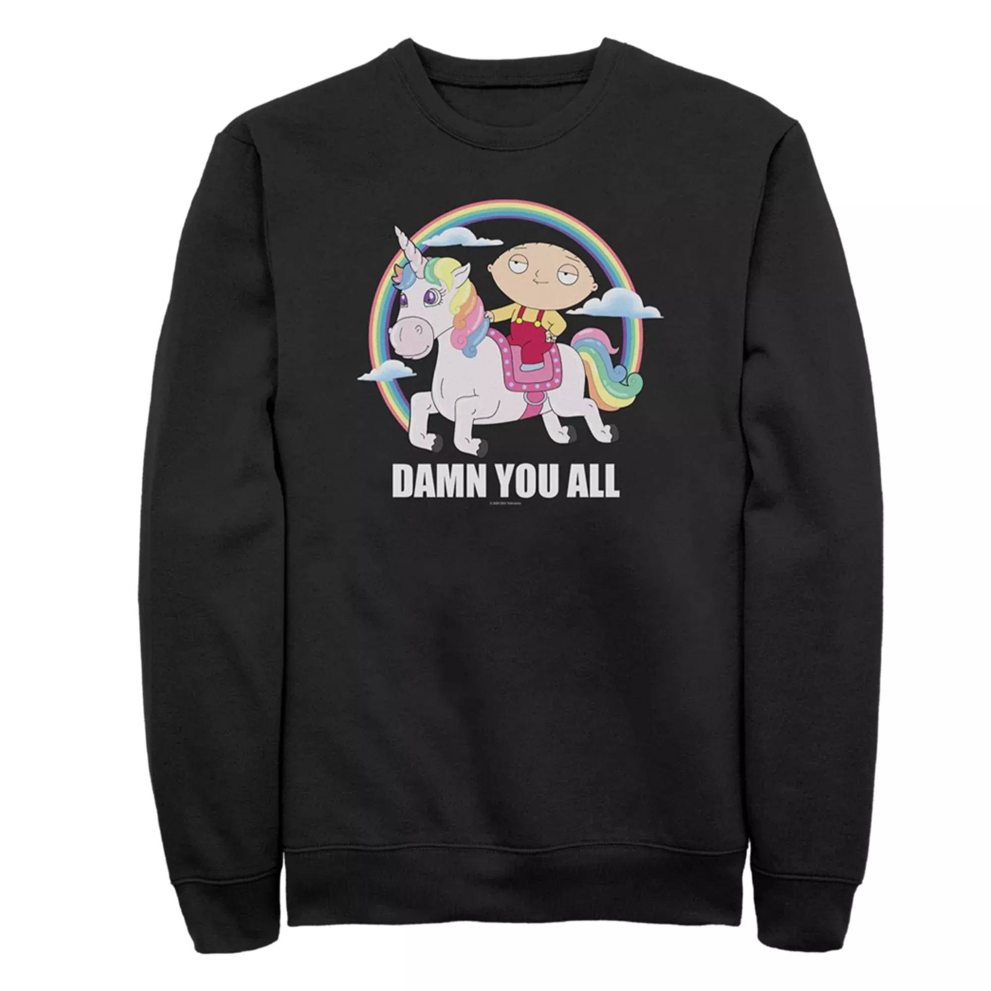 Family Guy Stewie Unicorn Long Sleeve Fleece