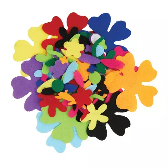 Felt Garden Shapes – Pack of 100