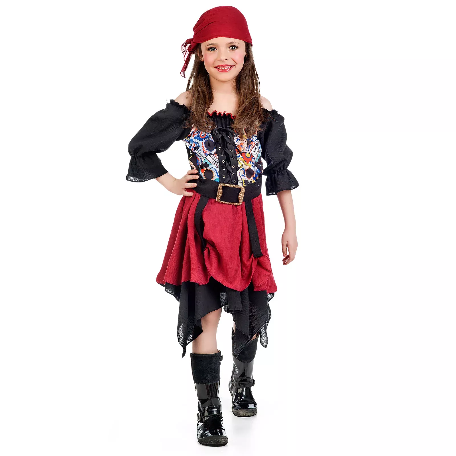 Fiery Pirate - Girl's Costume