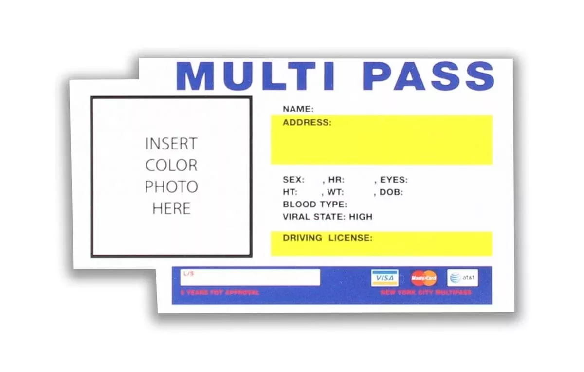 Fifth Element Multi Pass Sticker