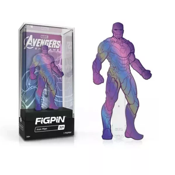 Figpin Marvel Avengers Endgame Iron Man Rainbow Collectible Pin #321