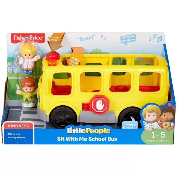 Fisher Price Little People Sit With Me School Bus Set