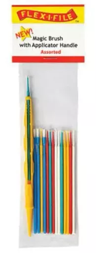 Flexi-File #232-MB05 Magic Brush Assortment -- Assorted & 1 Applicator Handle/Holder