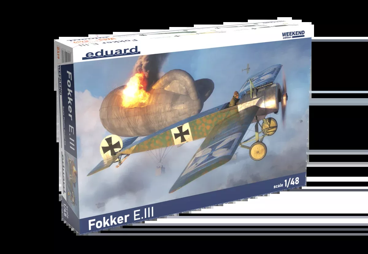 Fokker E.III Weekend Edition (1/48 Scale) Airplane Model Kit