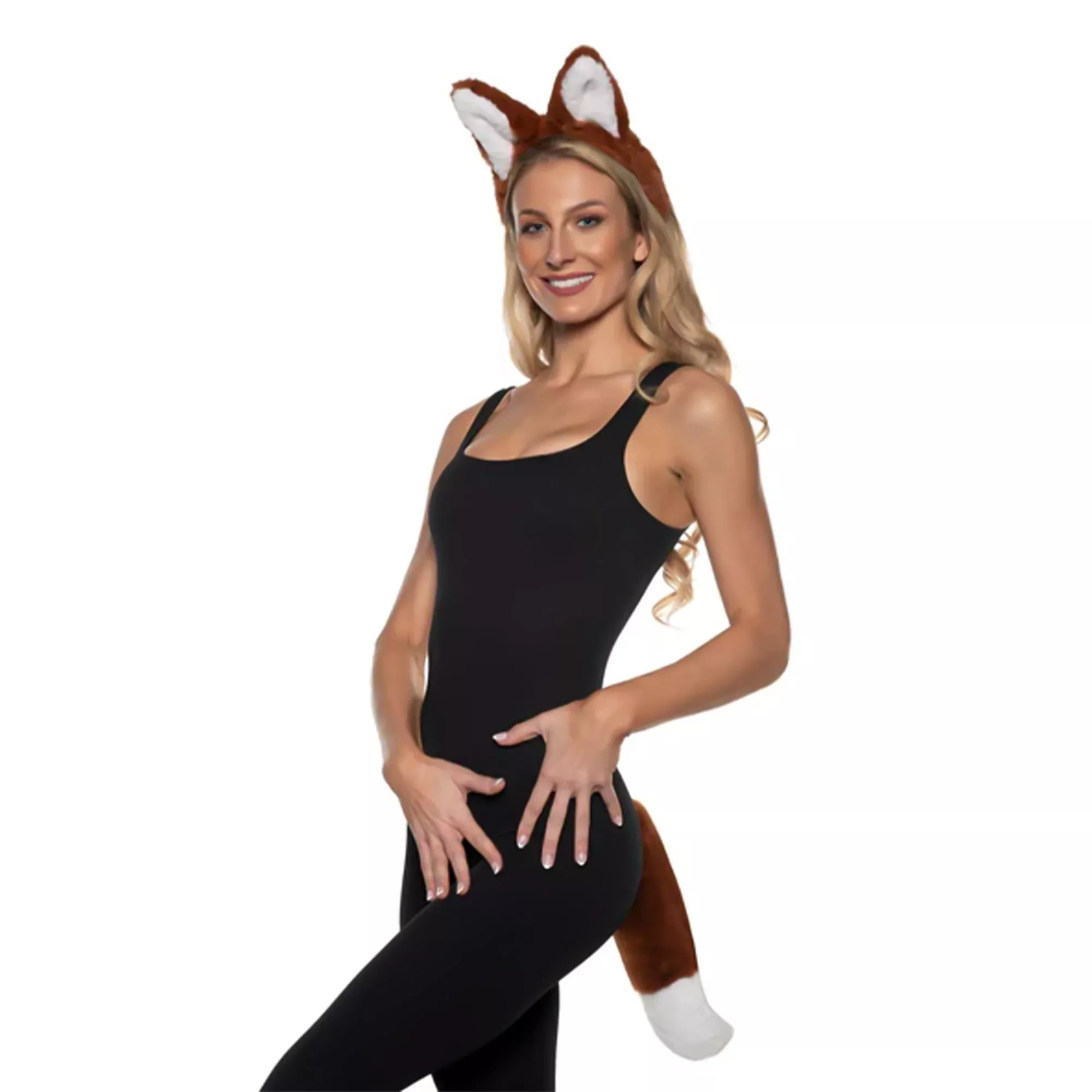 Fox Ears & Tail Set Adult Costume Accessory Set
