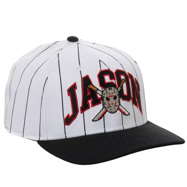 Friday The Thirteenth Pinstripe Snapback Hat