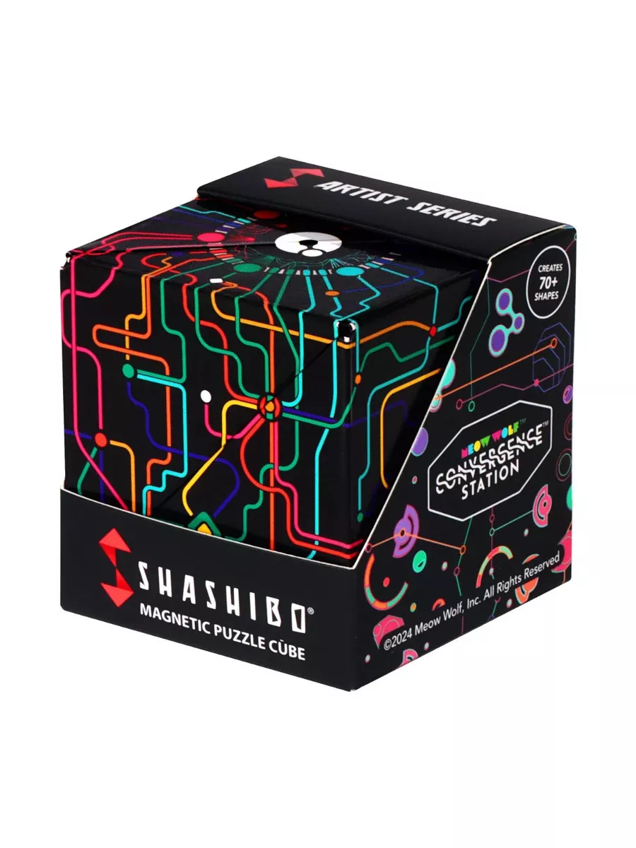 Fun In Motion Shashibo Meow Wolf Q Dot Map Denver Magnetic Puzzle Cube