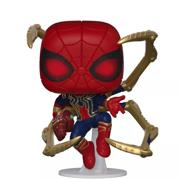 Funko Avengers End Game POP Iron Spider With Nano Gauntlet Vinyl Figure