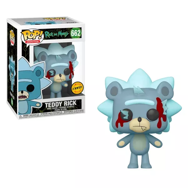 Funko Rick And Morty POP Teddy Rick Vinyl Figure CHASE VERSION