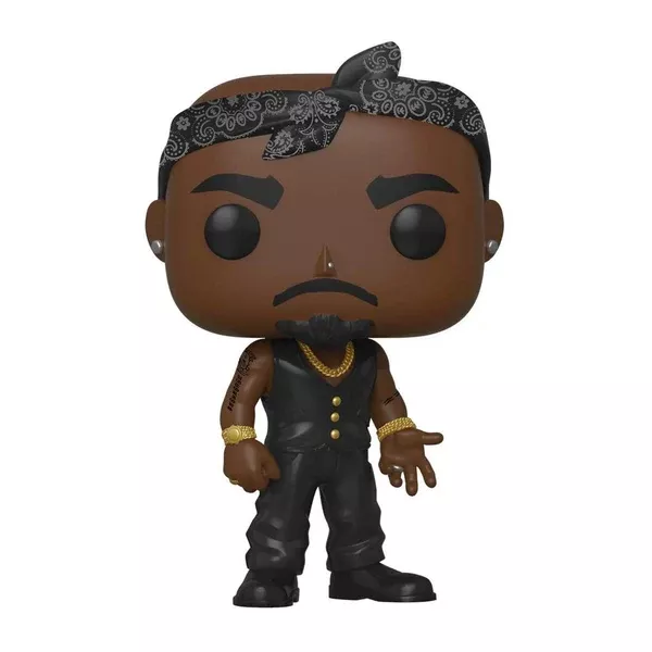 Funko Rocks 2Pac POP Tupac Shakur Bandana Vinyl Figure
