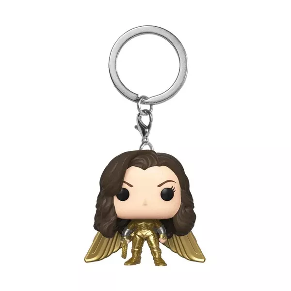 Funko Wonder Woman 84 Pocket POP Golden Armor Flying Keychain