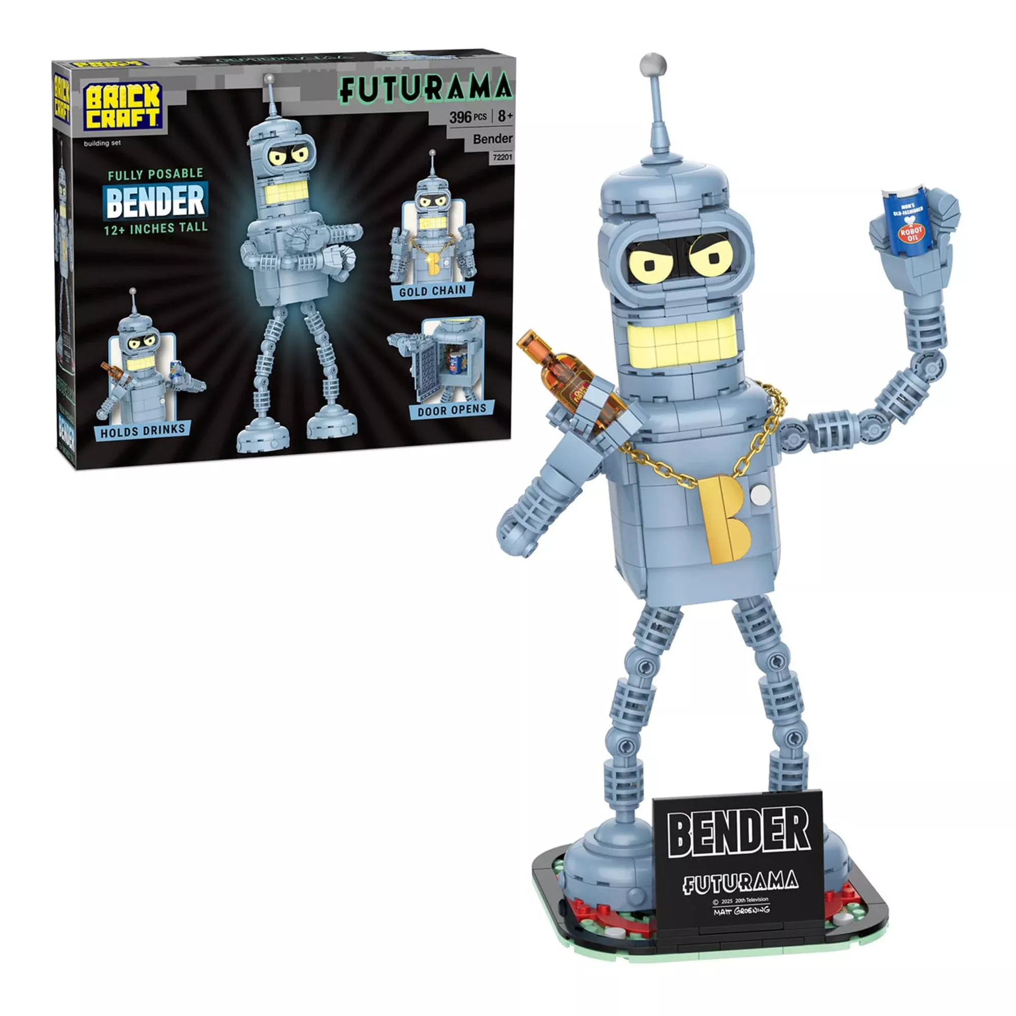 Futurama Bender 396-Piece Building Set