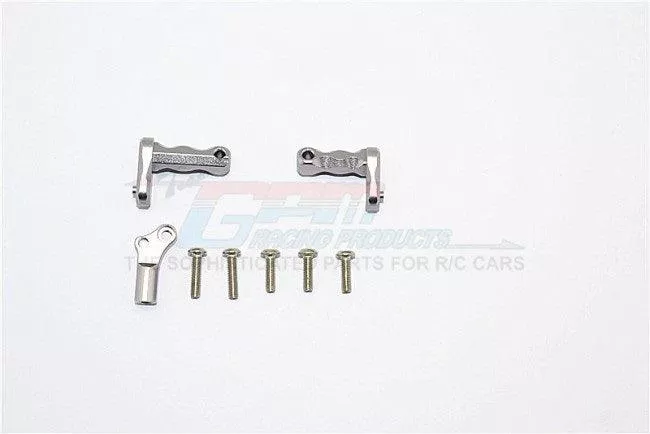 GPM ALUMINUM TRANSMISSION SUPPORTING MOUNT AXIAL SCX10 II GUN SILVER