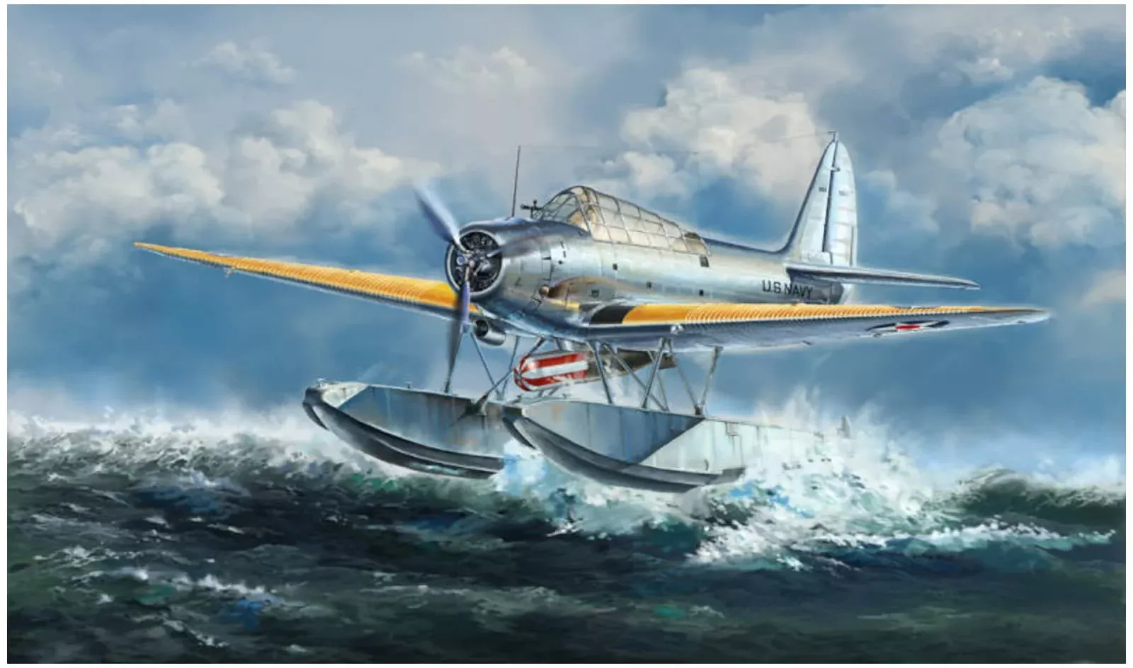 GREAT WALL HOBBY 1/48 Wwii Us Navy Tbd-1A Devastator Floatplane Plastic Model