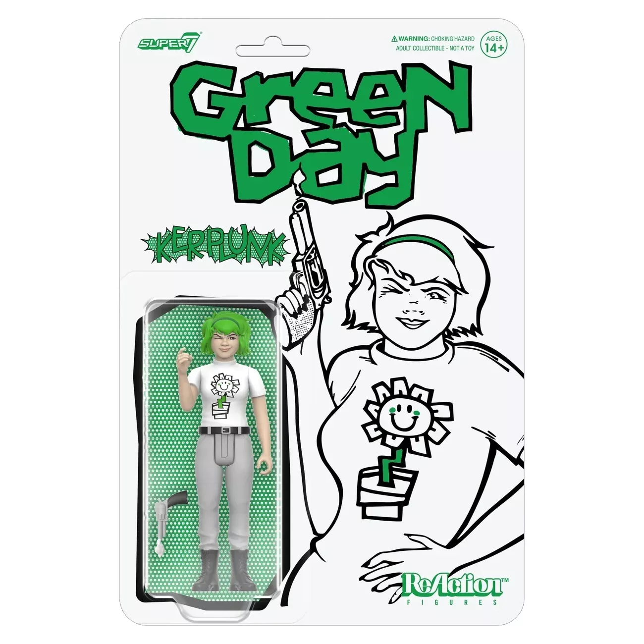 Green Day ReAction Action Figure Kerplunk Girl
