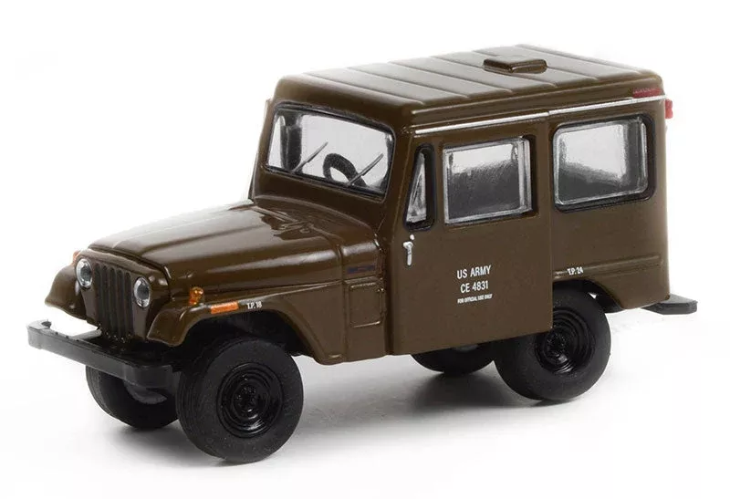 Greenlight 61010-C 1/64 Scale 1970 Jeep DJ-5 - U.S. Army Battalion 64