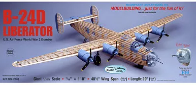 Guillow's #2003 1/28 B-24D Liberator