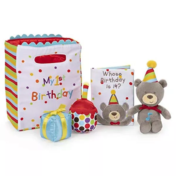 Gund Baby My First Birthday 5 Piece Plush Set
