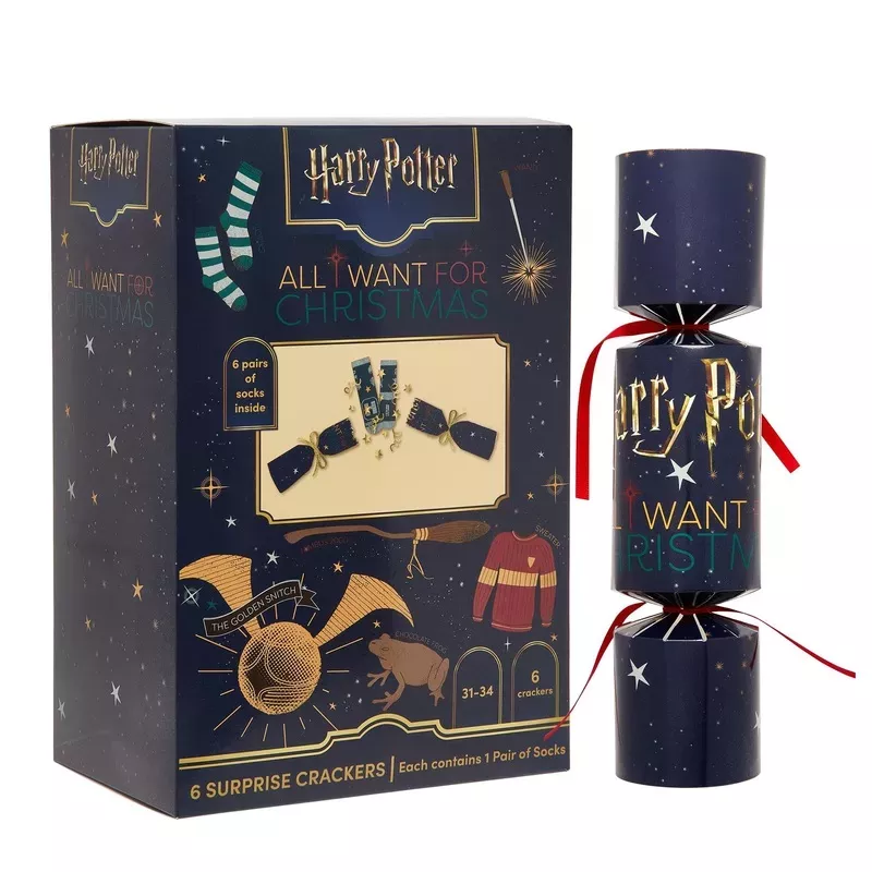 Harry Potter Christmas Cracker Socks – Pack of 6