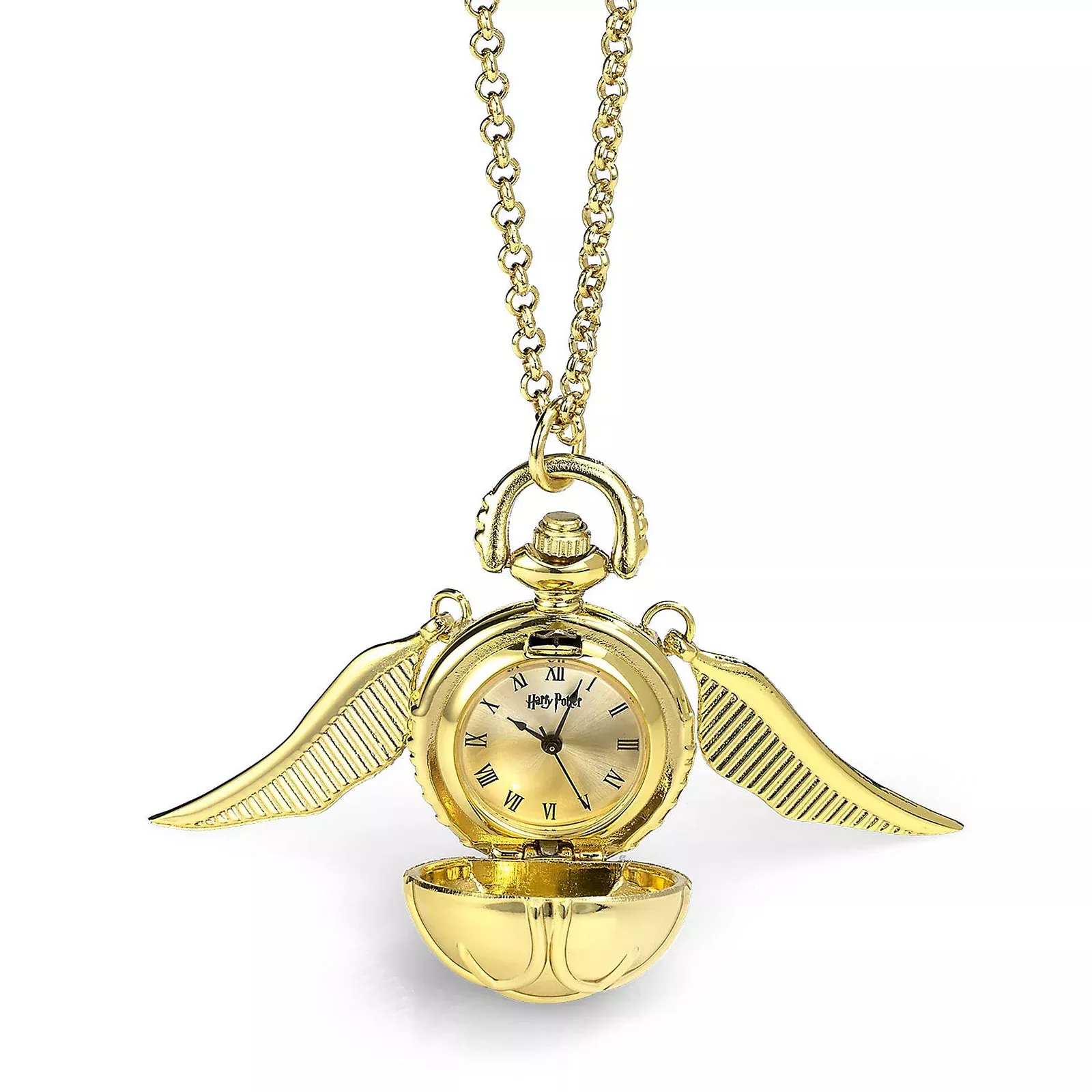 Harry Potter - Golden Snitch Necklace with Watch