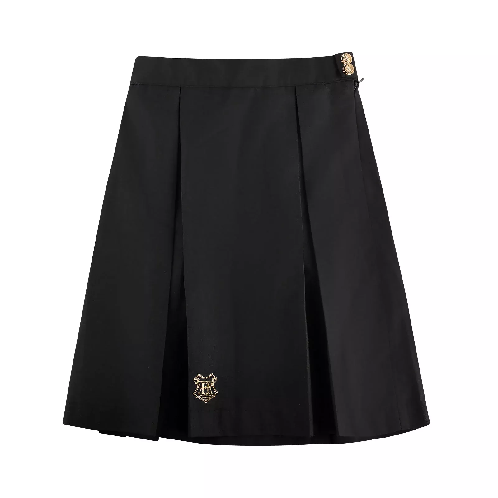 Harry Potter - Hermione Hogwarts Crest Skirt black