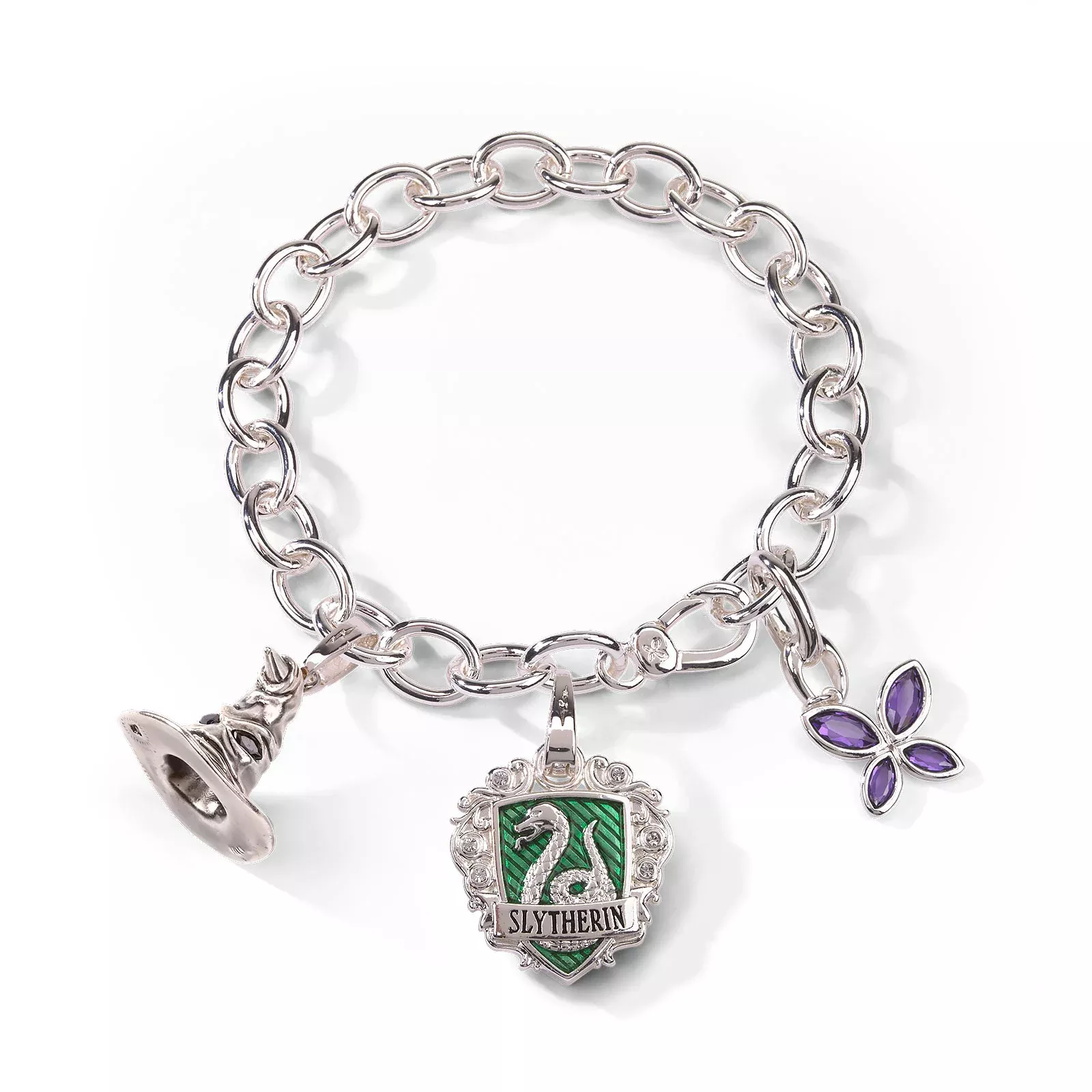 Harry Potter - Lumos Slytherin Charm Bracelet