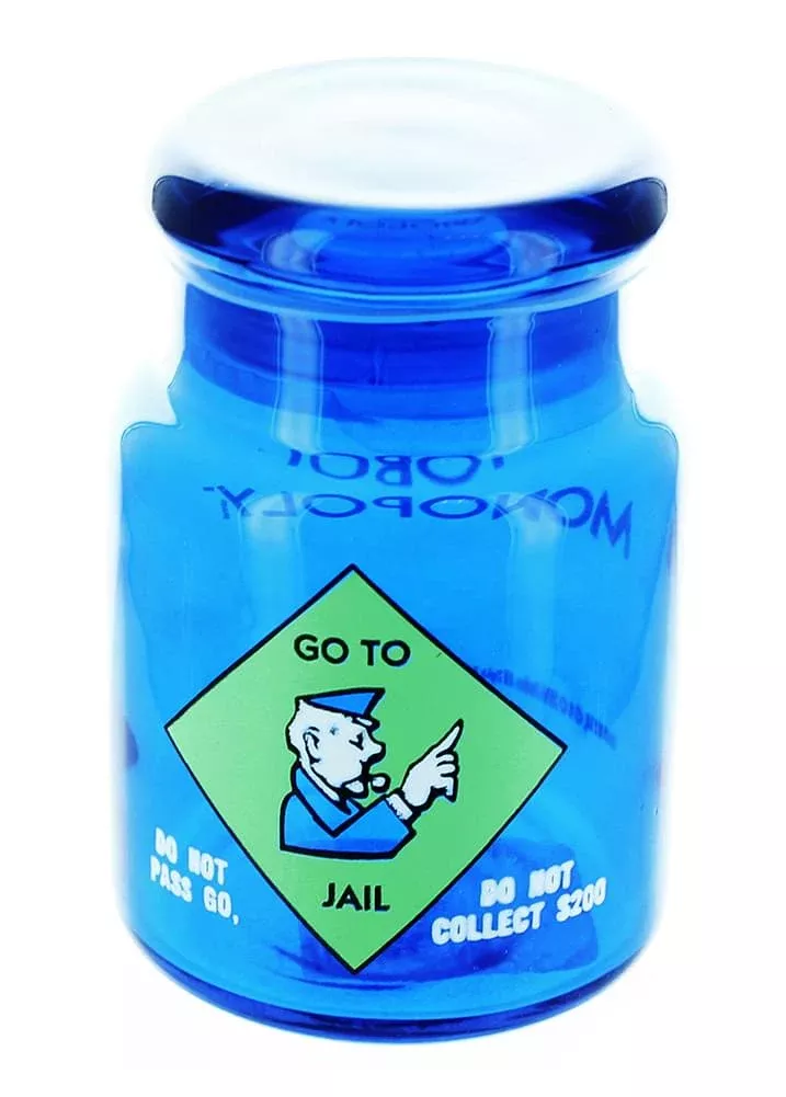 Hasbro Monopoly Go To Jail 6oz Jar