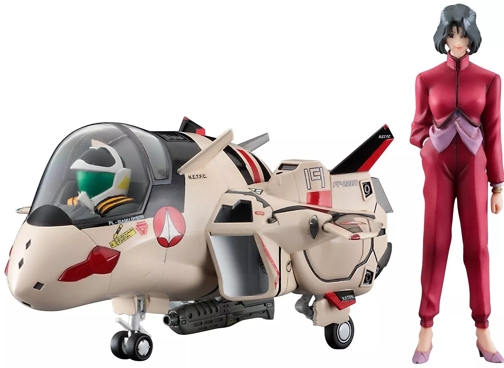 HASEGAWA 1/24 Myung Fang Lone W/Yf-19 Macross Plus Plastic Model