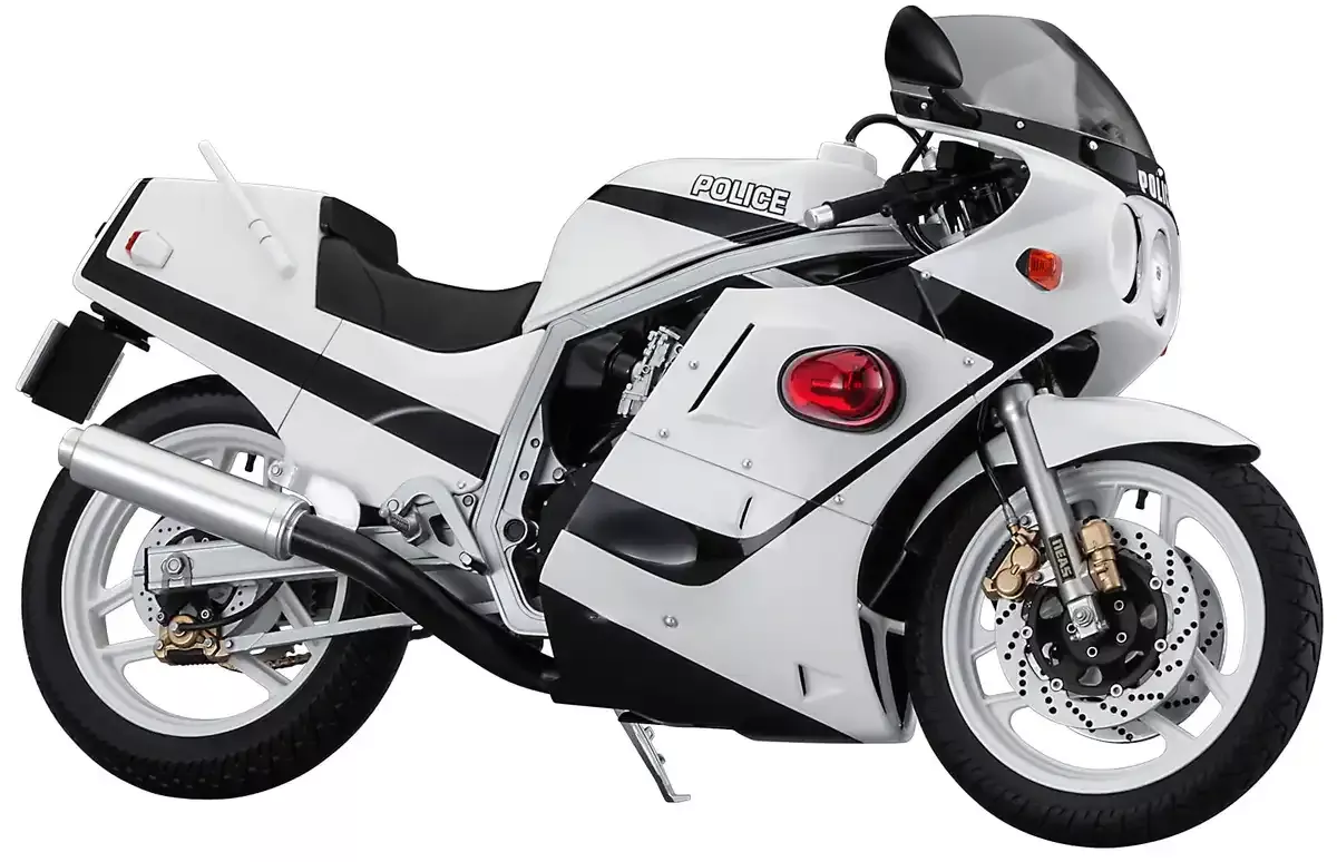 Hasegawa Will Be Arrested Suzuki Gsx-R750 White Bye Specification 1/12 Scale Plastic Model Sp495