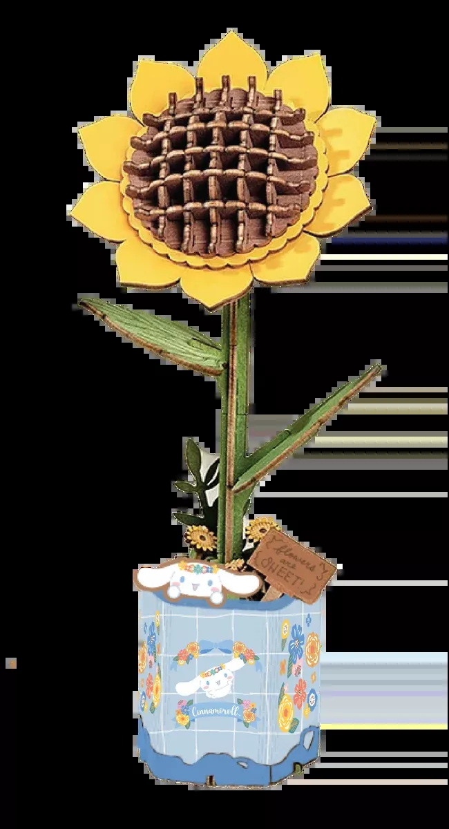 Hello Kitty Flower: Sunflower Cinnamoroll