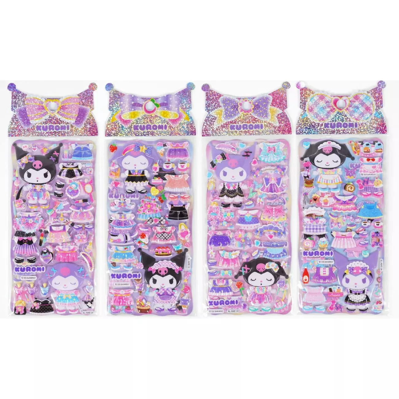 Hello Kitty and Friends Sticker Kuromi Puffy Assortment (20)
