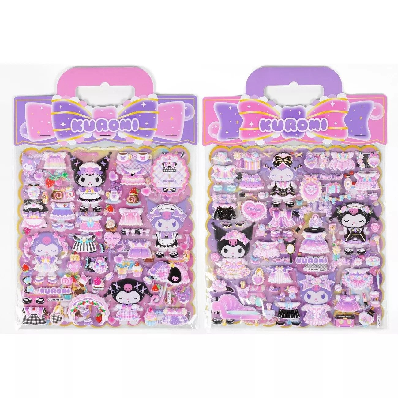 Hello Kitty and Friends Stickers Kuromi Puffy Assortment (10)
