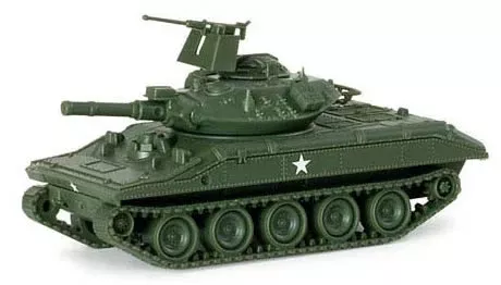 Herpa 740456 HO Scale M551 Sheridan Armored Reconnaissance Airborne Assault Vehicle-Rocco Mini Tanks -- US/NATO