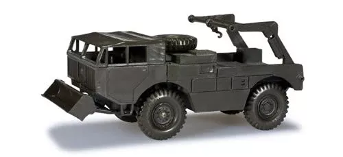 Herpa 743891 HO Scale Faun GT Multi Purpose Vehicle 231 - Assembled -- Unlettered (olive drab)