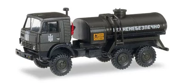 Herpa 745468 1/87 Scale Kamaz 4322 Tanker - Ukraine