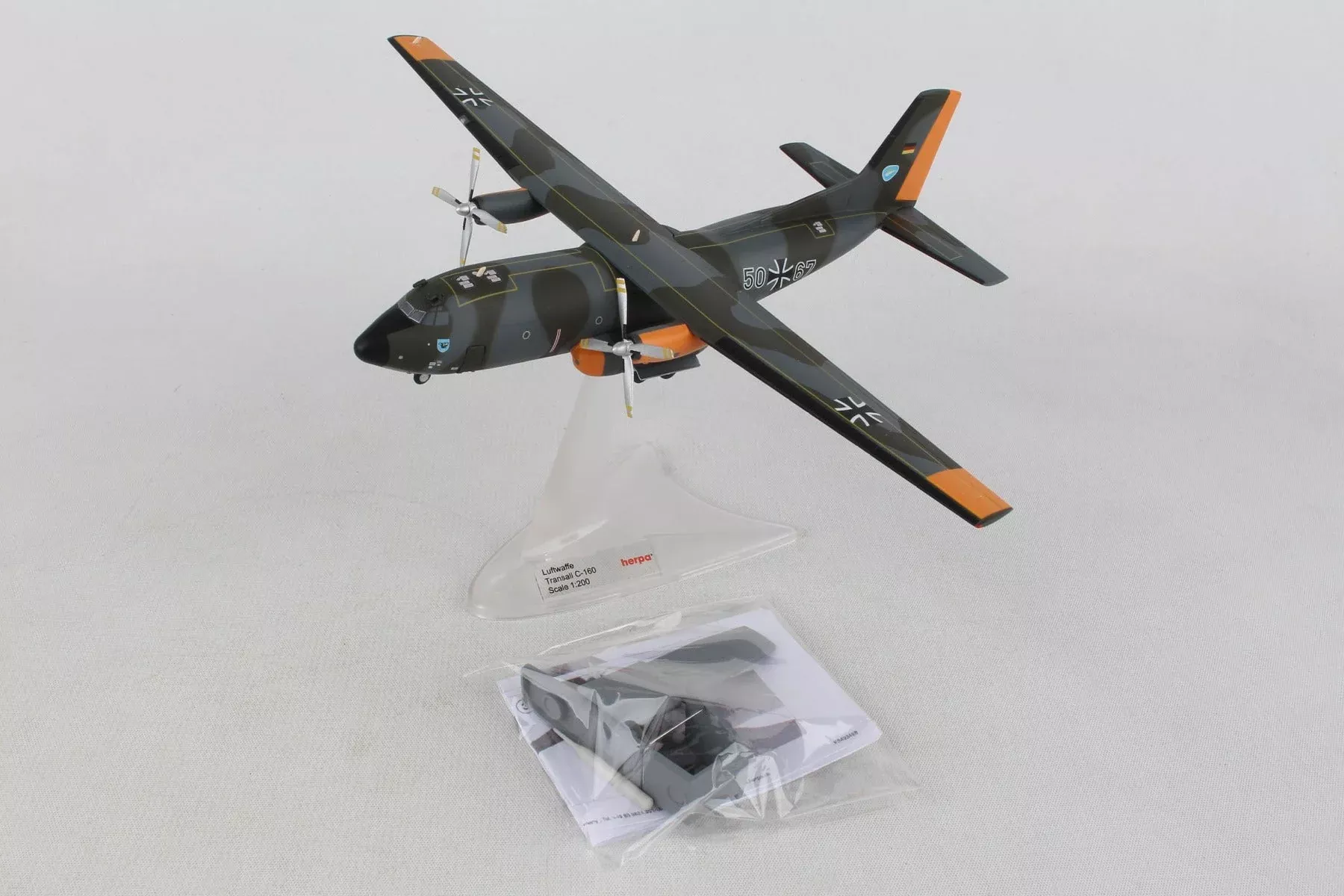Herpa Wings HE559560 Luftwaffe C-160 1/200 Ltg63 Hohn Afb Norm 72